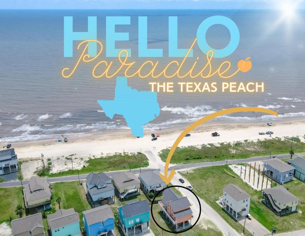 Bolivar Peninsula Spring Break Specials! Front Row Views - Tiki Bar - Playgroundヴィラ エクステリア 写真